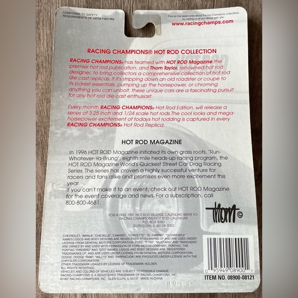 New Lot Of 4 Racing Champions Hot Rod Circa 1997-1998 Ford Mustang Trans Am - Picture 9 of 10